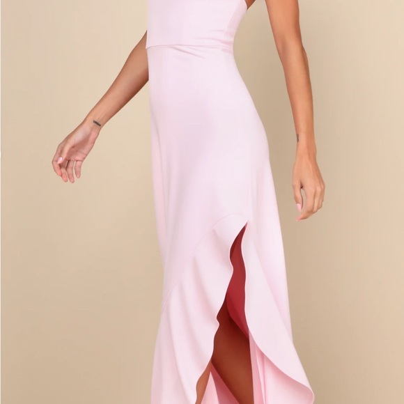 Lulu's Light Pink Backless Dress - Picture 4 of 4